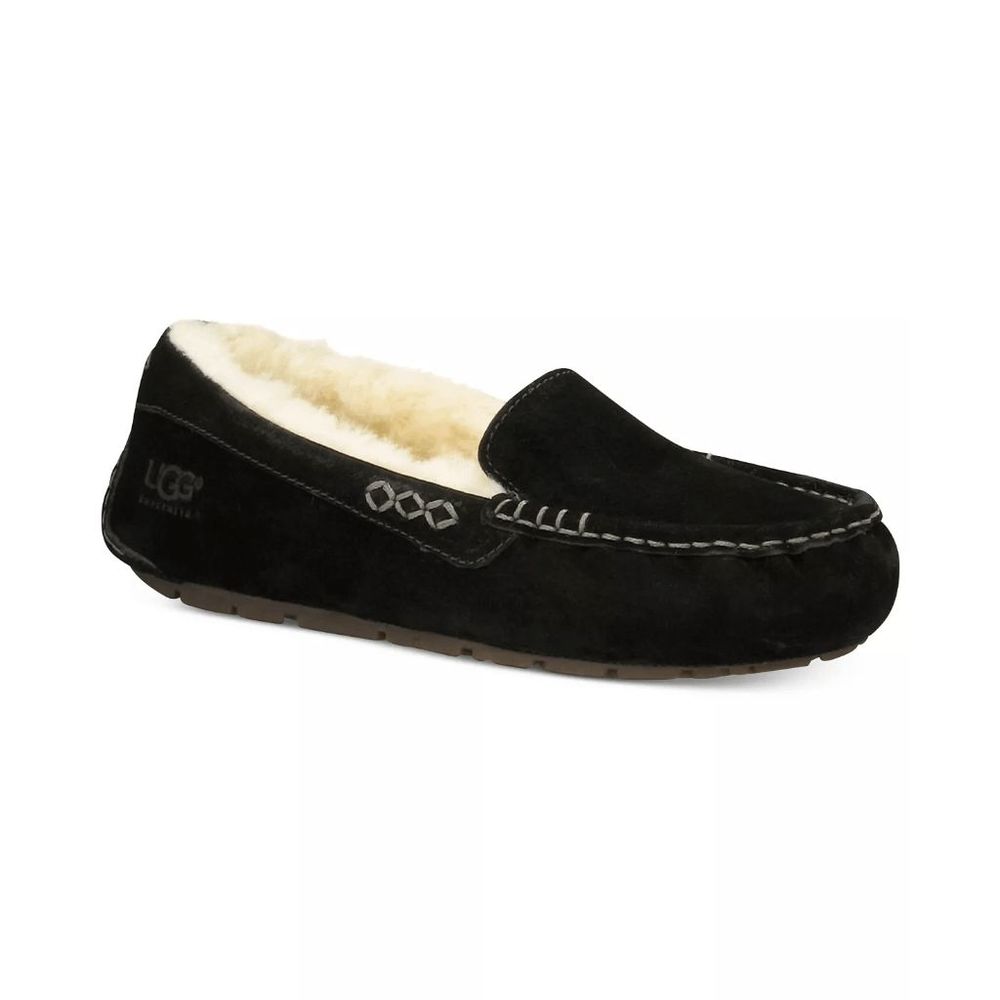 UGG Women's Ansley Moccasin Slippers - Black 9W